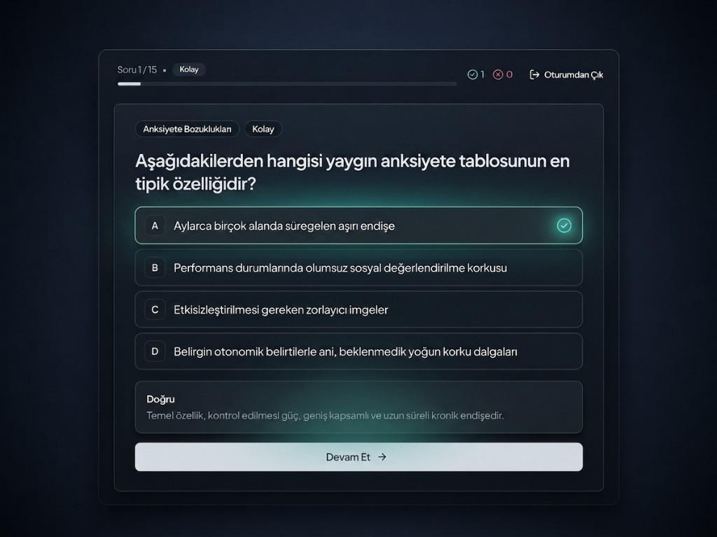 Question solve — correct choice and explanation feedback